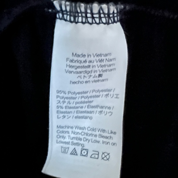 J. Crew Ruched Seam Black Jersey Turtleneck size L - Picture 9 of 9